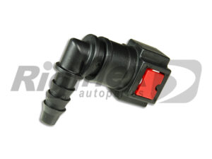 CONECTOR SALIDA DE FILTRO DE COMBUSTIBLE CODO 90 º HEMBRA 7.89 MM X RACORD PARA POLIAMIDA INT. 3 MM